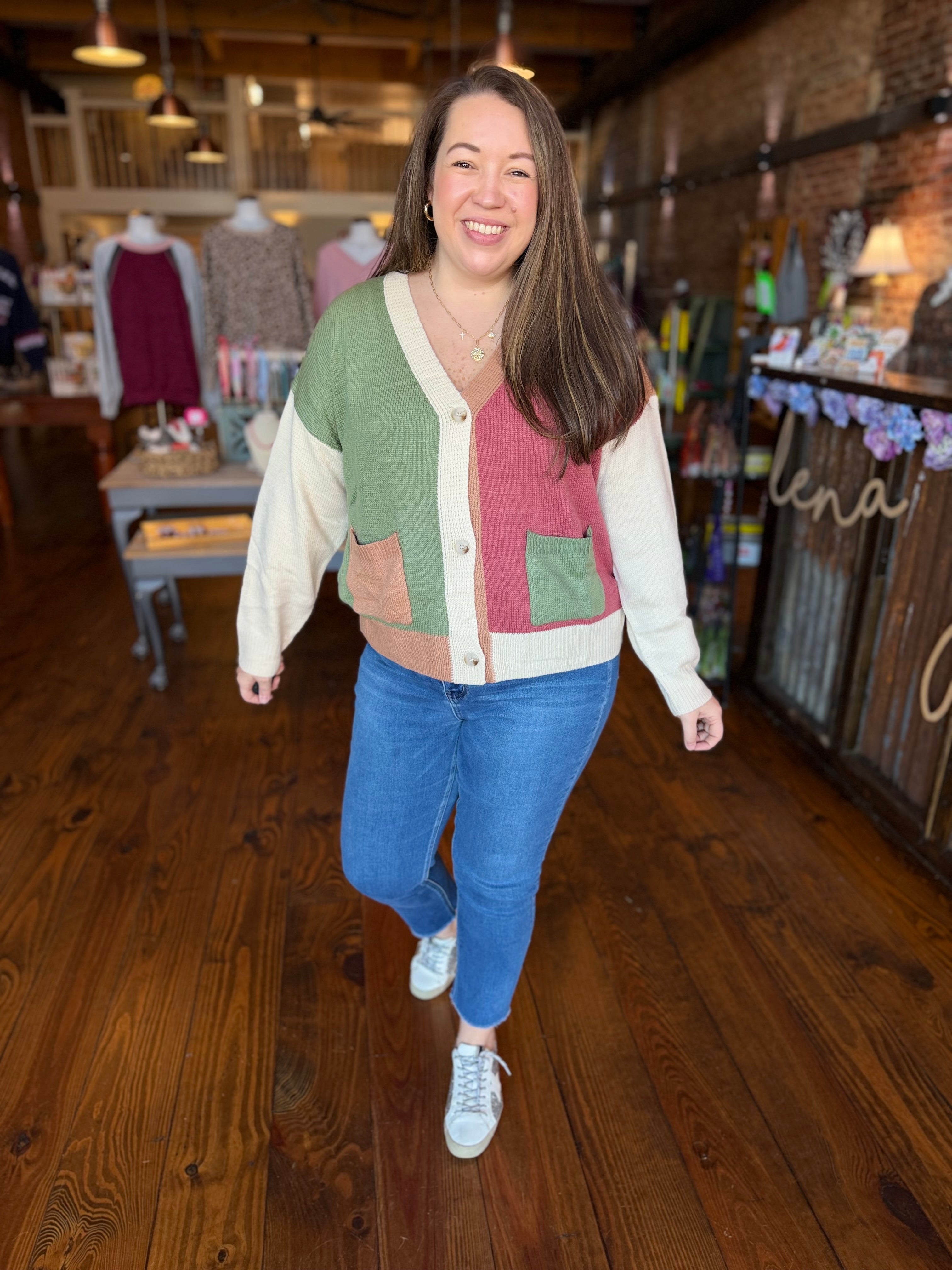 The Everyday Colorblock Cardigan