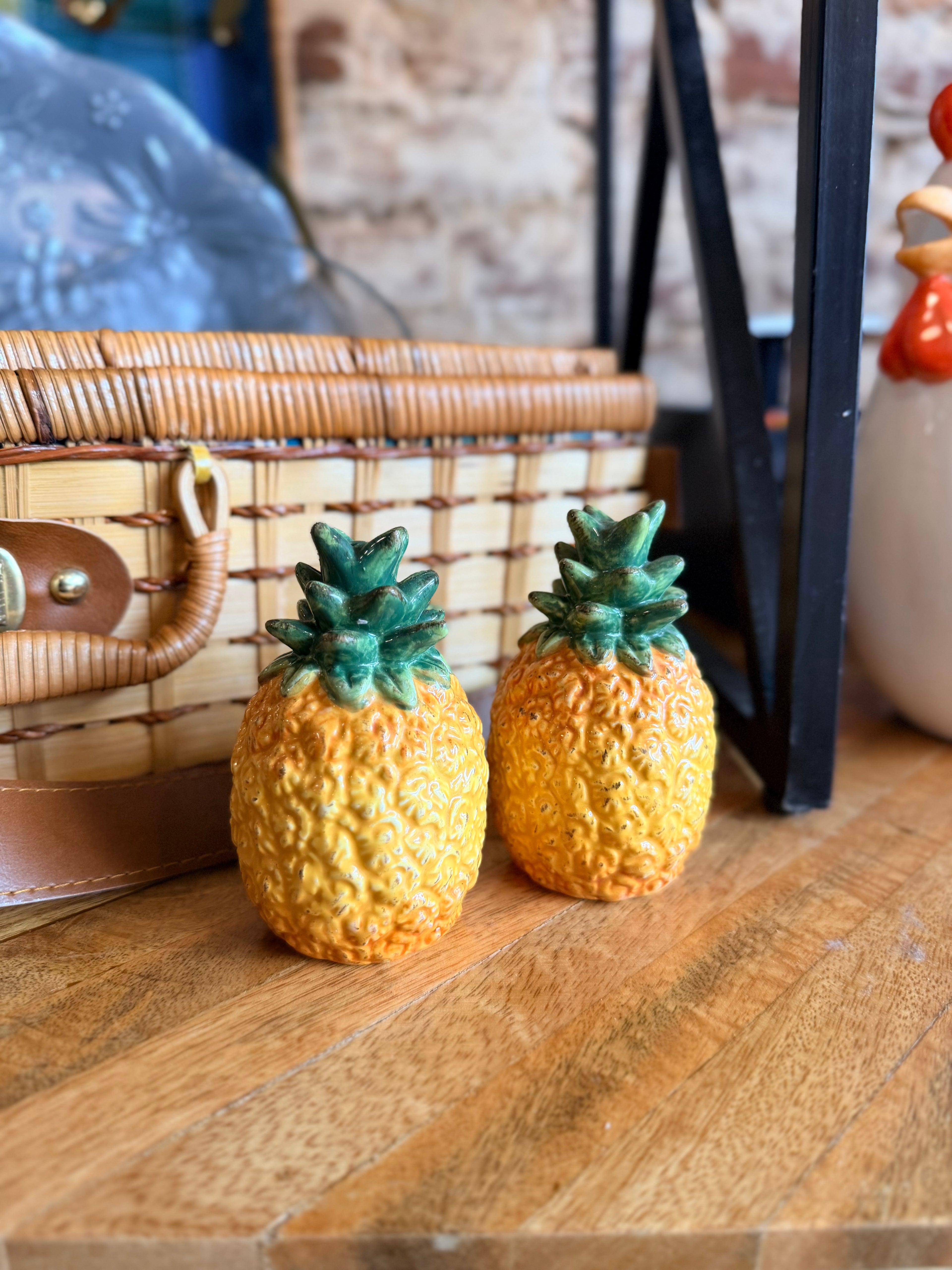 Pineapple Salt & Pepper Shakers