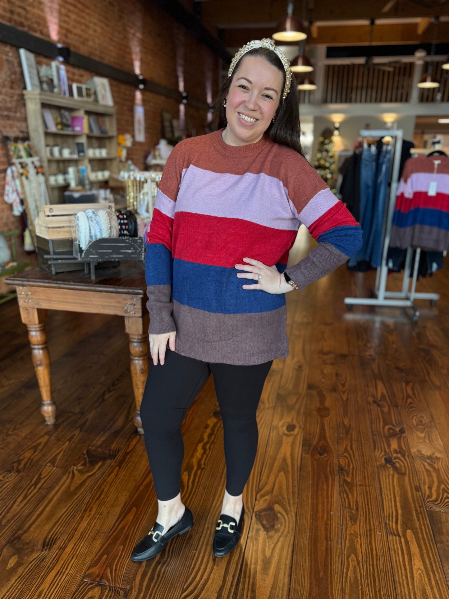 Multicolor Stripe Sweater