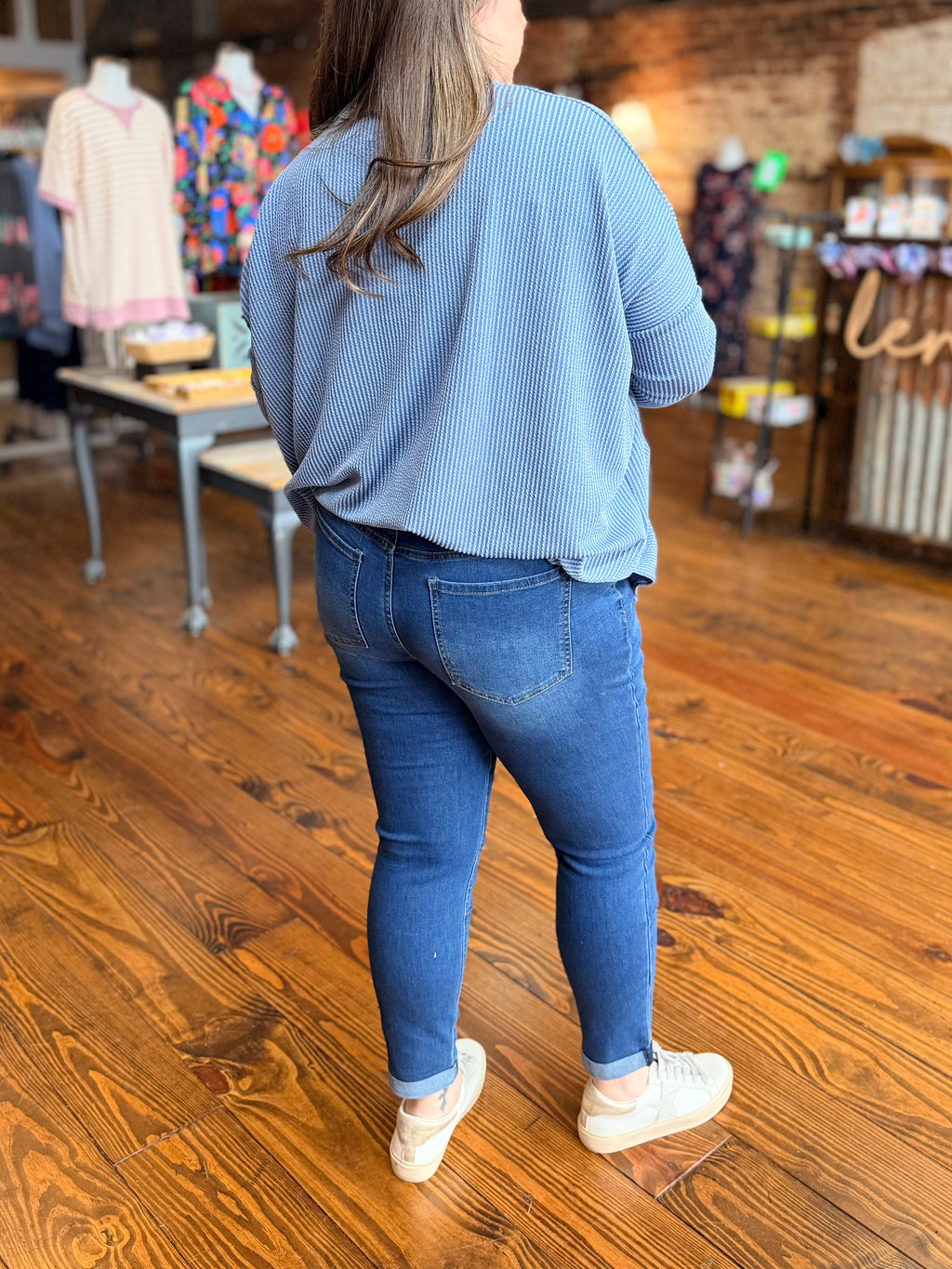 Zoey Missy Cuffed Ankle Jeans