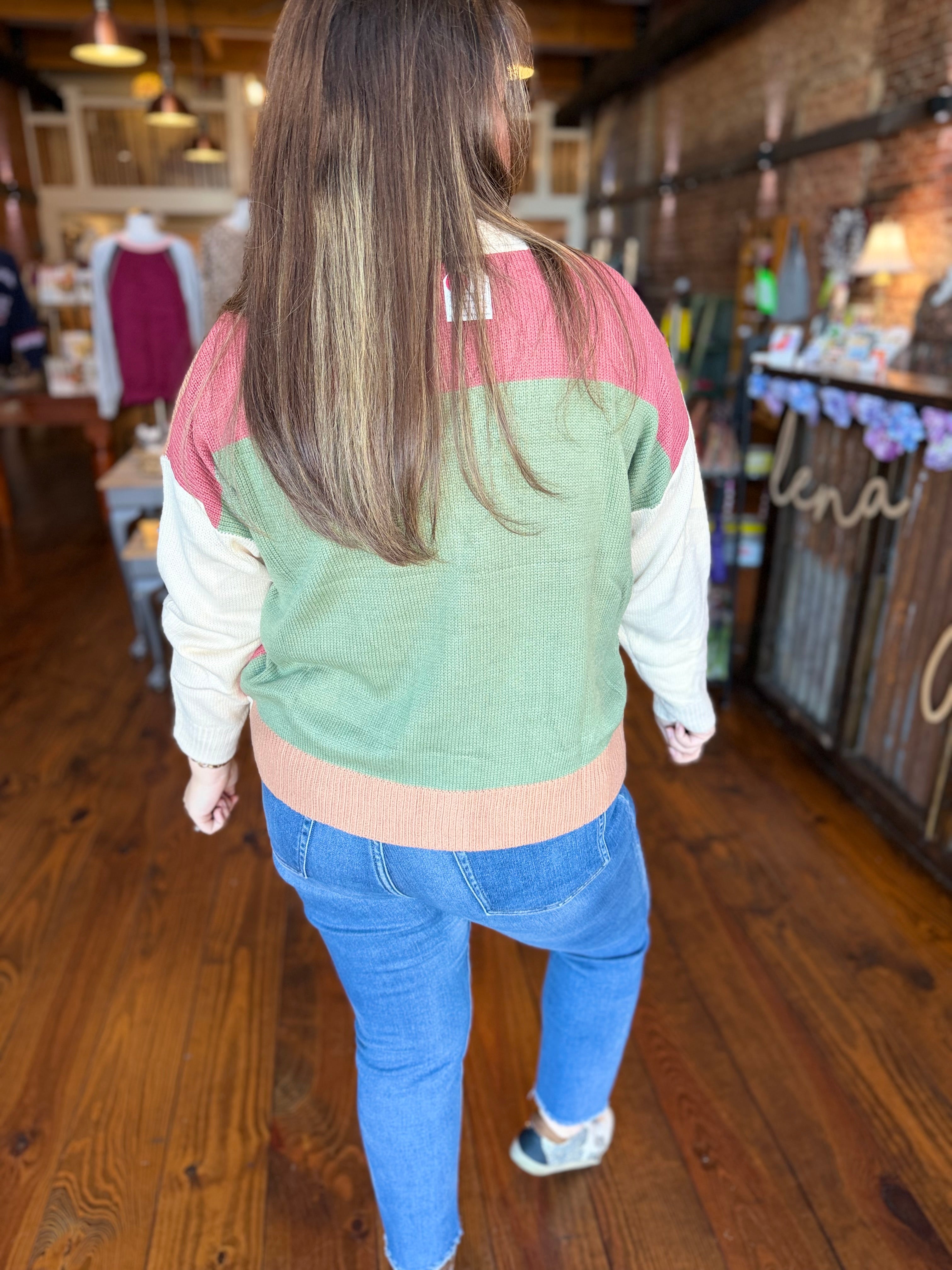 The Everyday Colorblock Cardigan