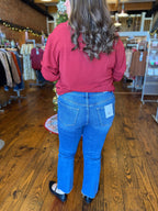 Step It Up Kick Flare Jeans