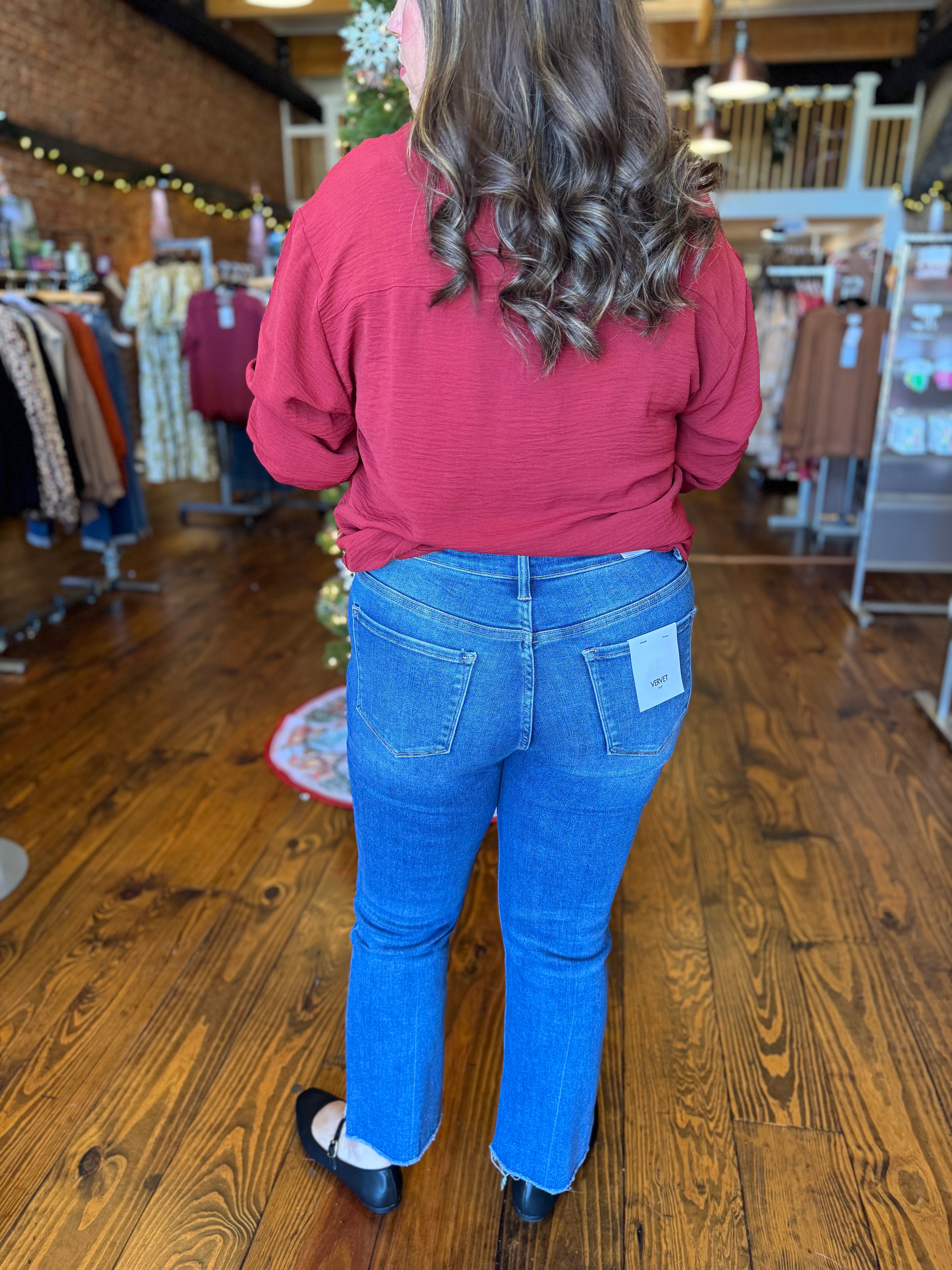 Step It Up Kick Flare Jeans