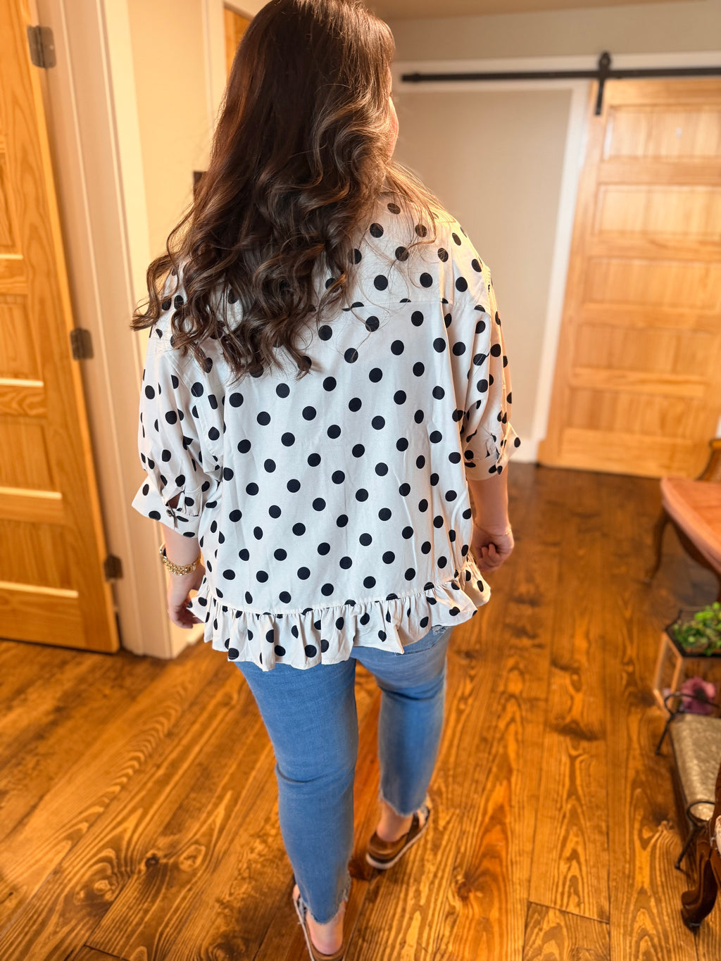 The Dot Your Day Top ⚫🤍