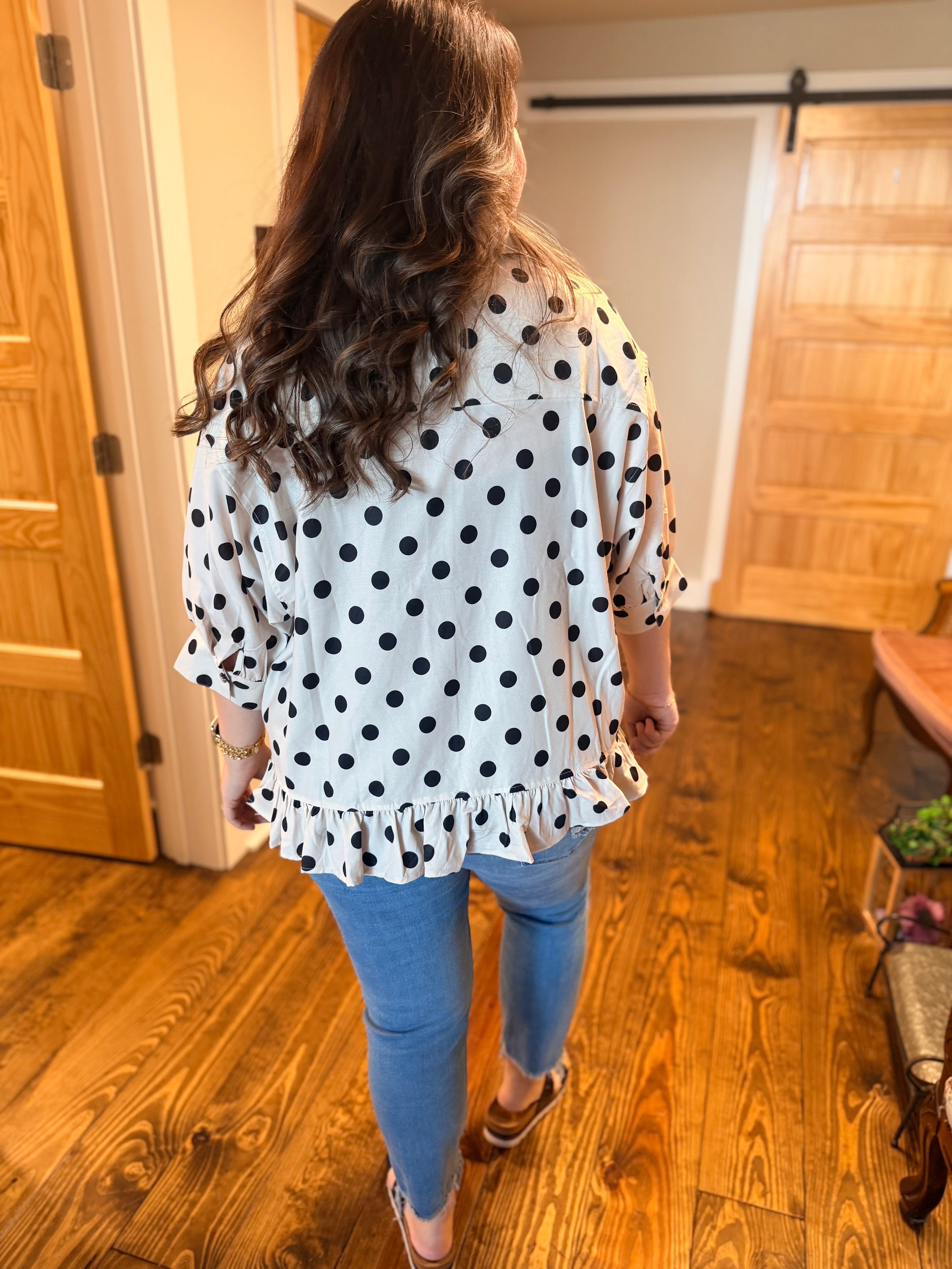 The Dot Your Day Top ⚫🤍