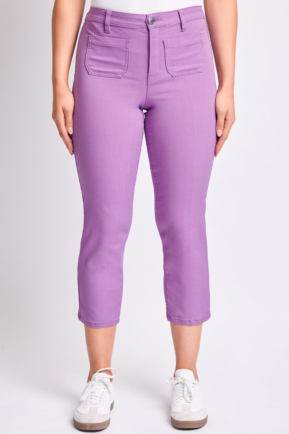 YMI Hyperstretch Cropped Pants - Orchid