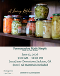 A Living Kitchen: Fermentation Made Simple | June 13