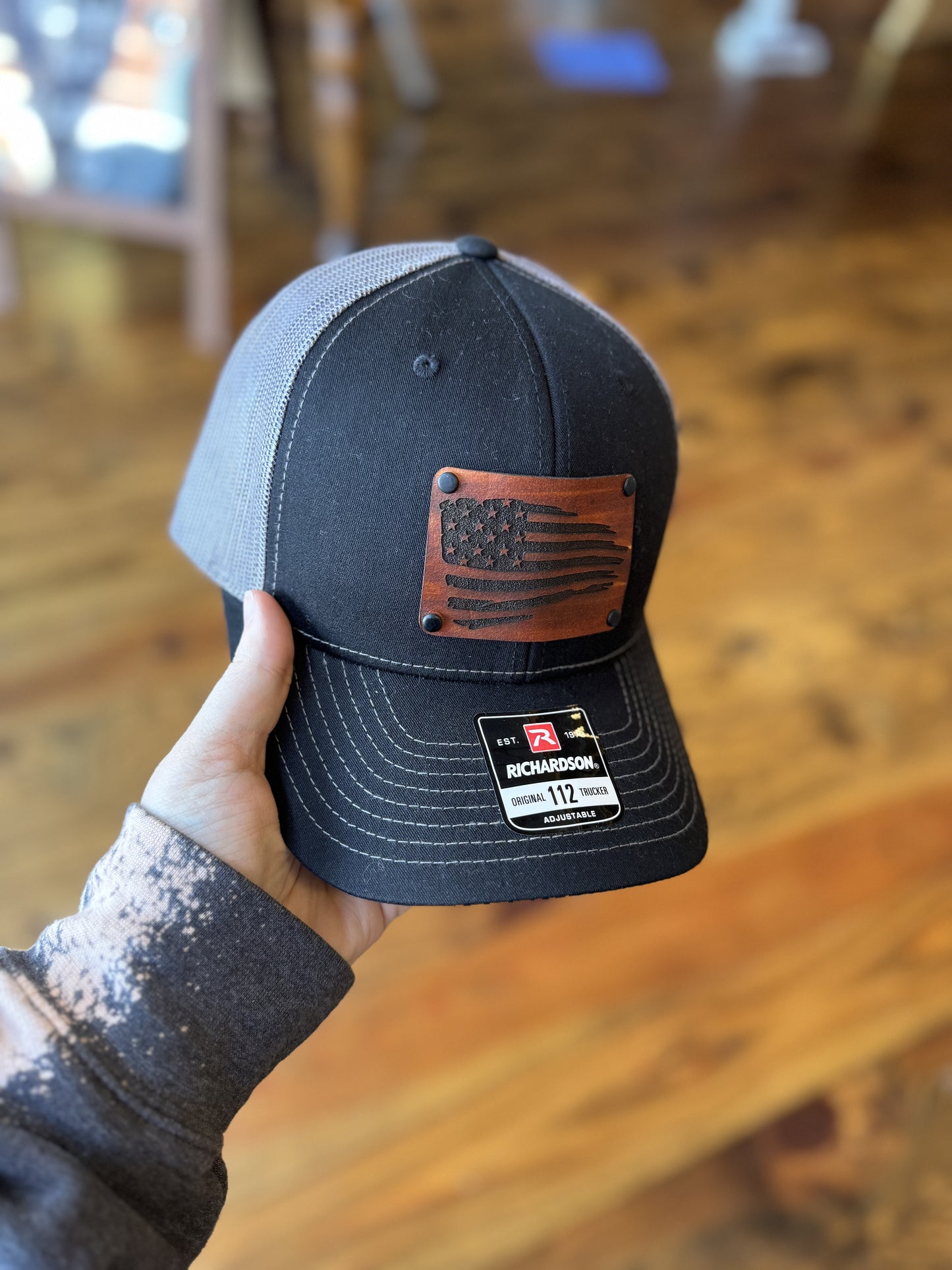 Leather Patch Hats - Outdoors