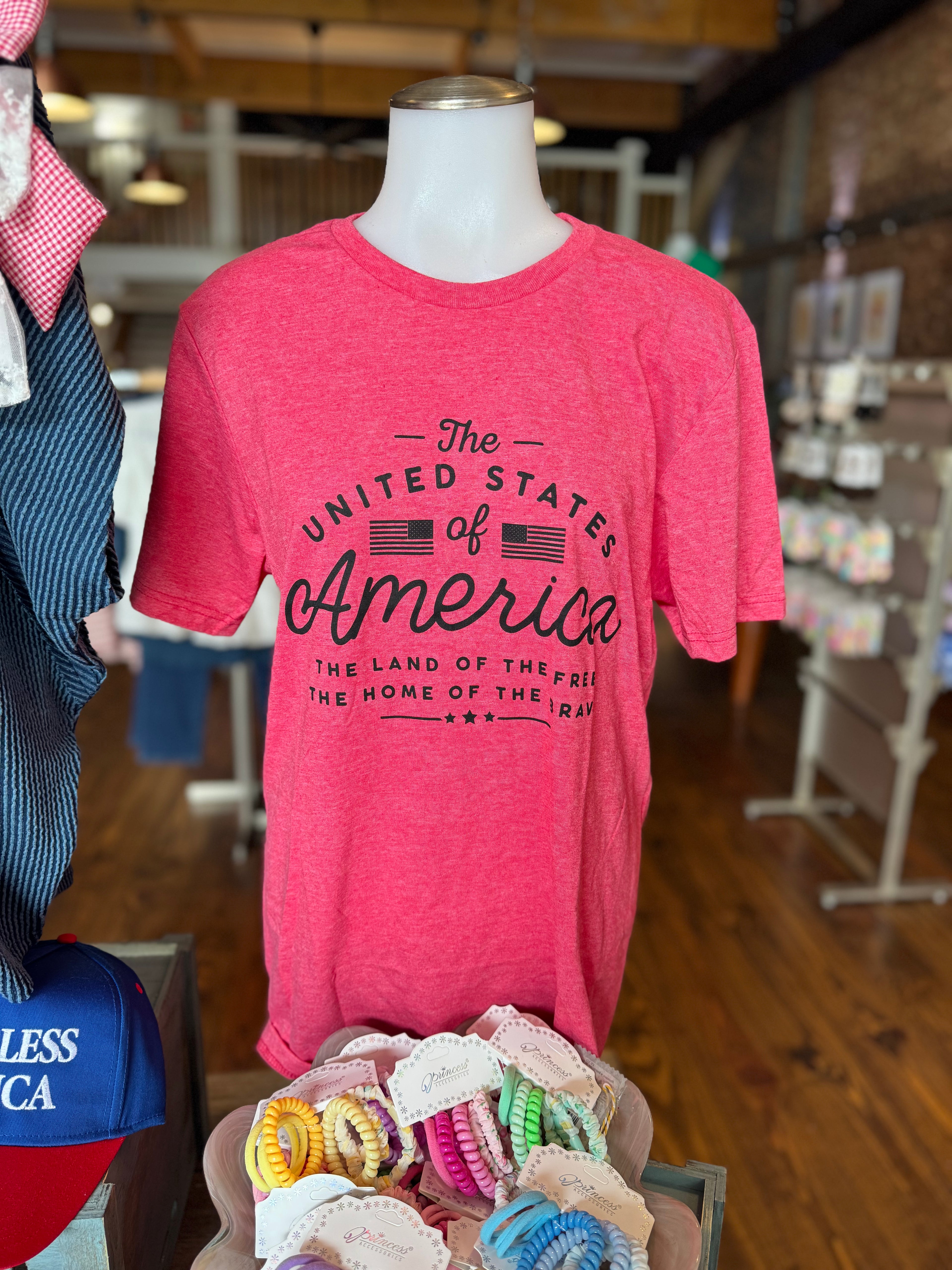 USA Land of the Free Tee