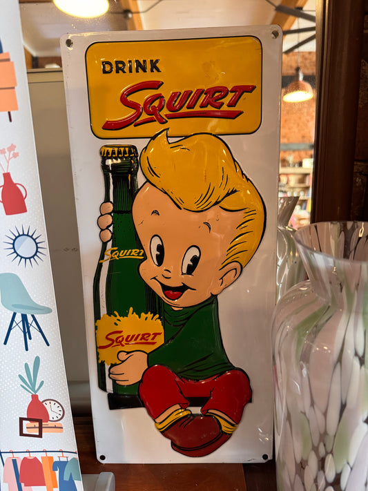 “Drink SQUIRT” Tin Sign