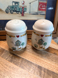 Vintage-Inspired Birdhouse Salt & Pepper Shaker Set