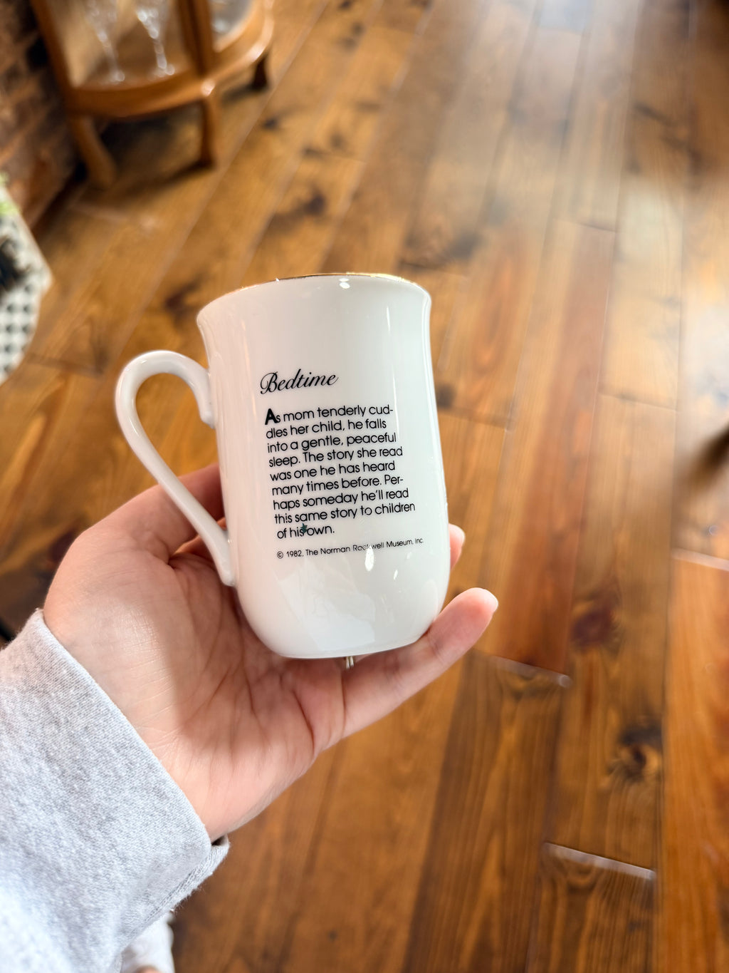 Norman Rockwell "Bedtime" Mother & Child Coffee Mug