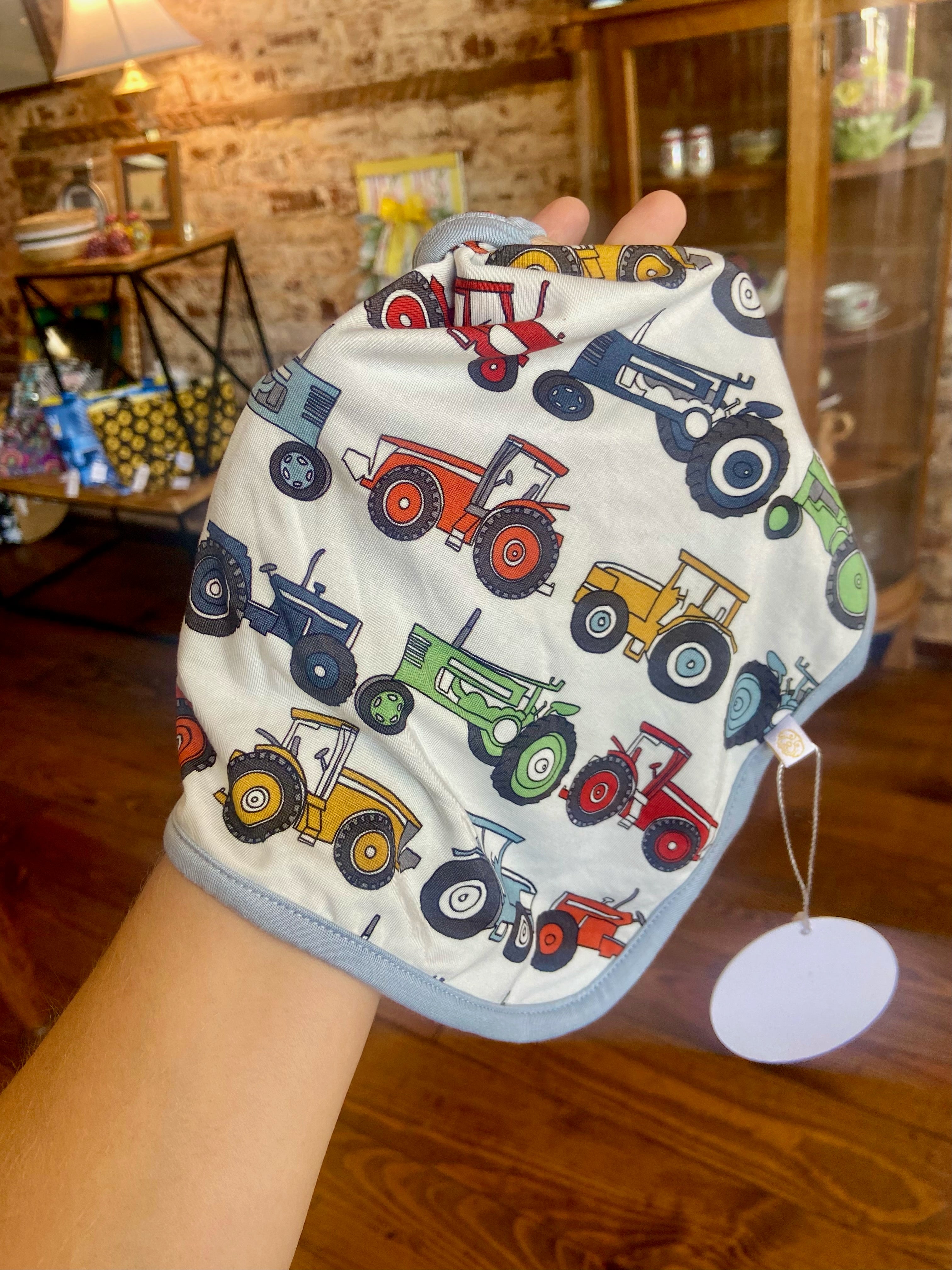 Vintage Tractor Bamboo Lovey