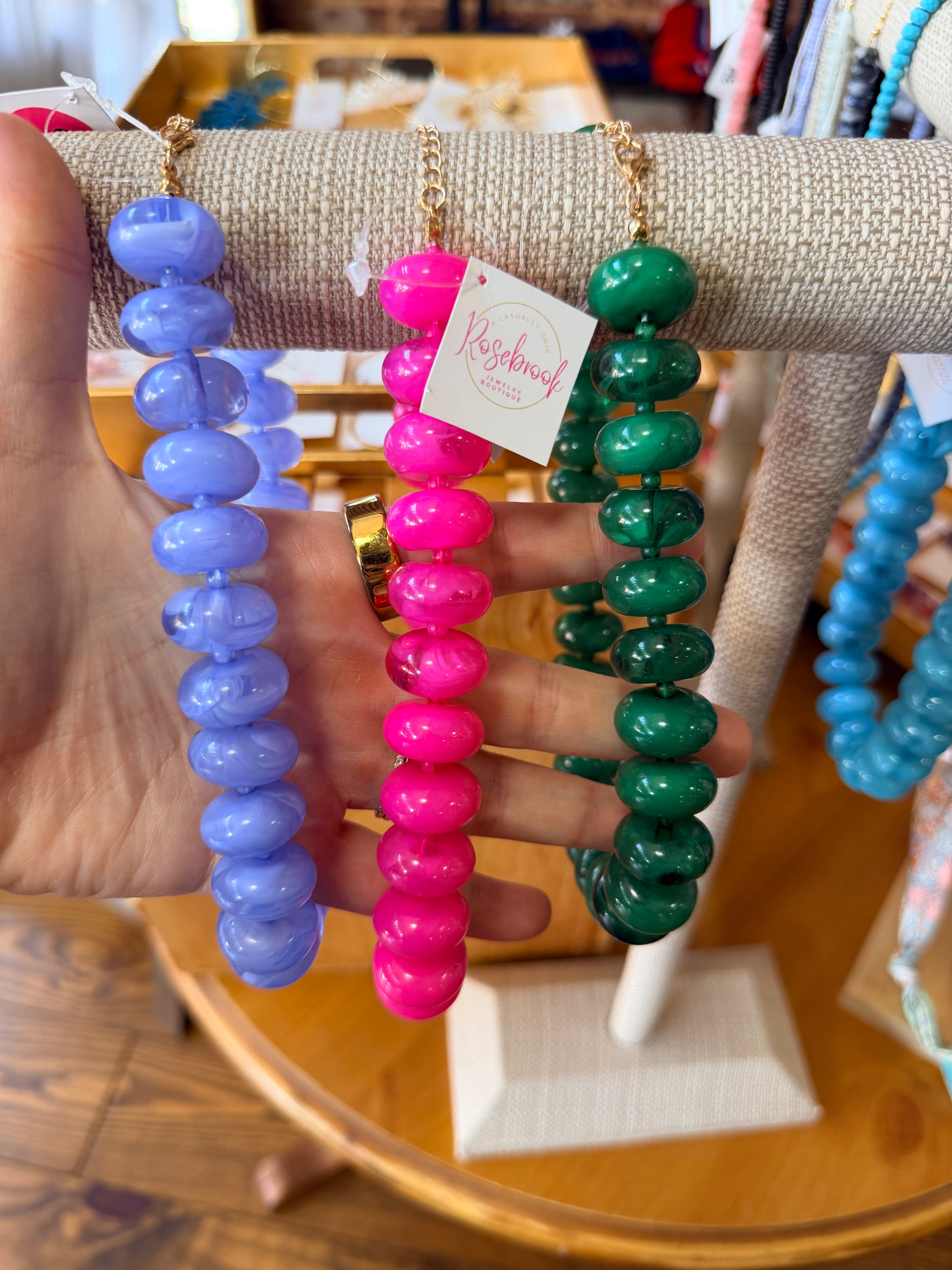 Rosebrook Chunky Beaded Necklaces