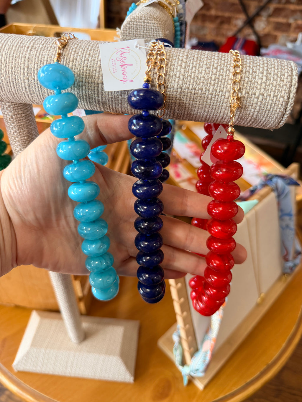 Rosebrook Chunky Beaded Necklaces