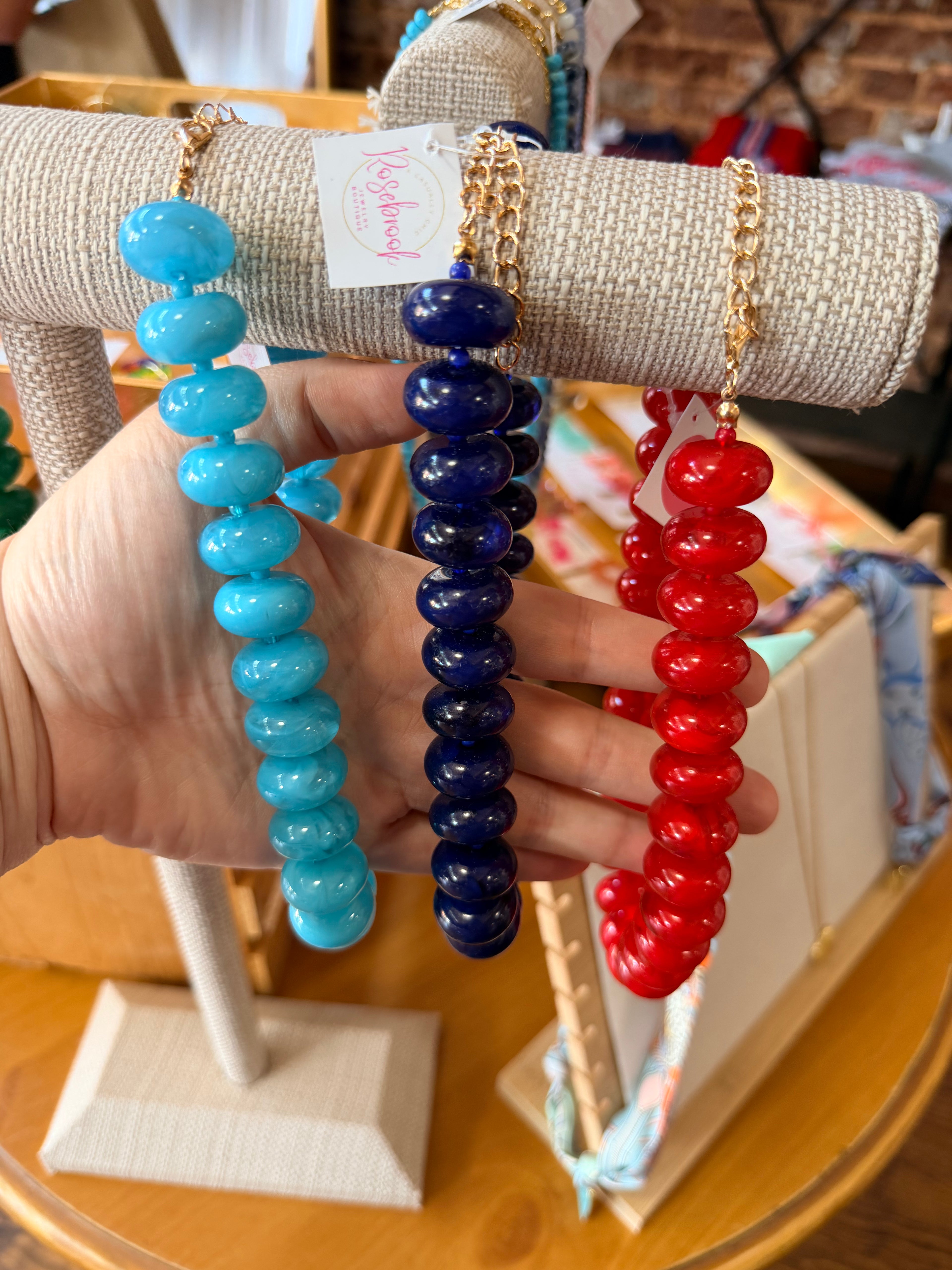 Rosebrook Chunky Beaded Necklaces