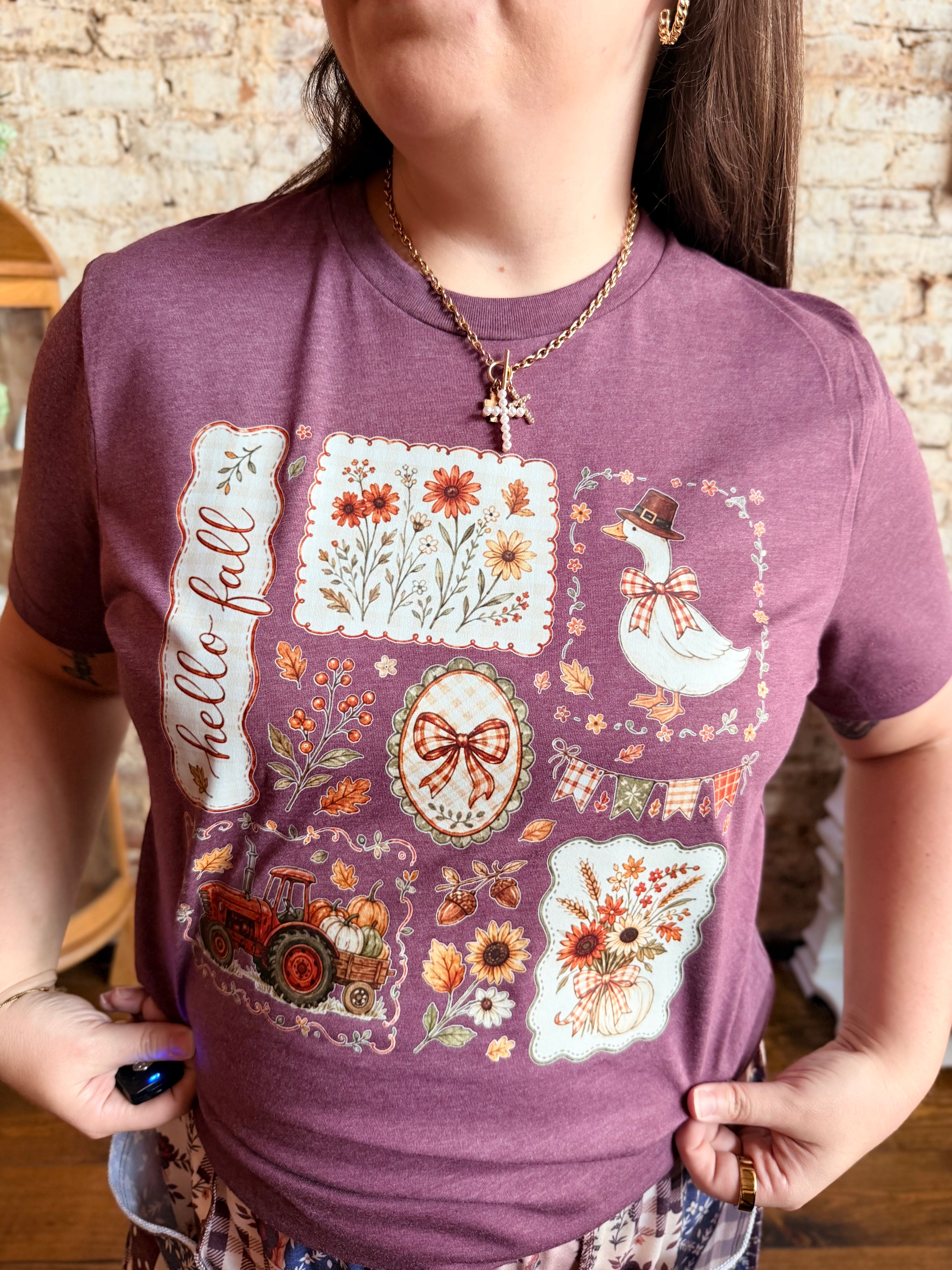 Fall Cottage Core Tee