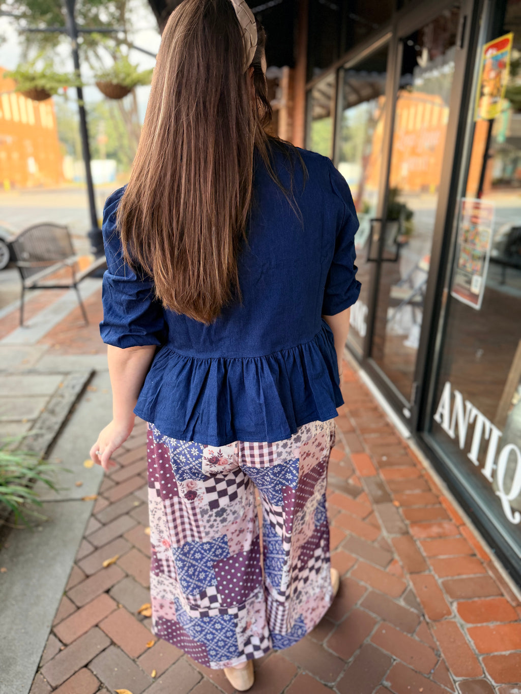 The Tied Together Chambray Top
