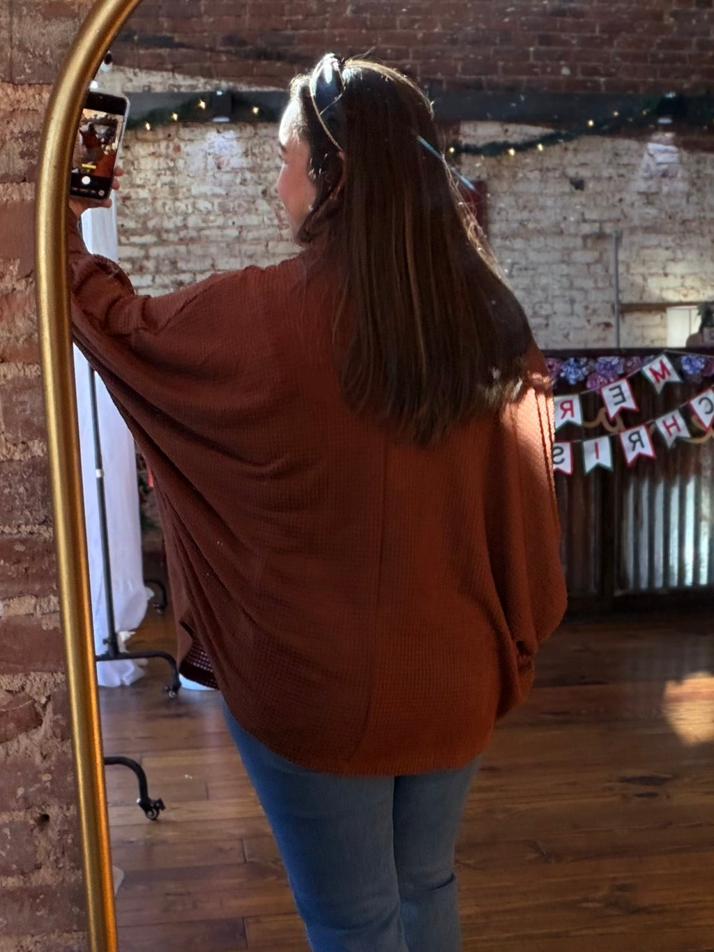 The Harvest Waffle Cardigan