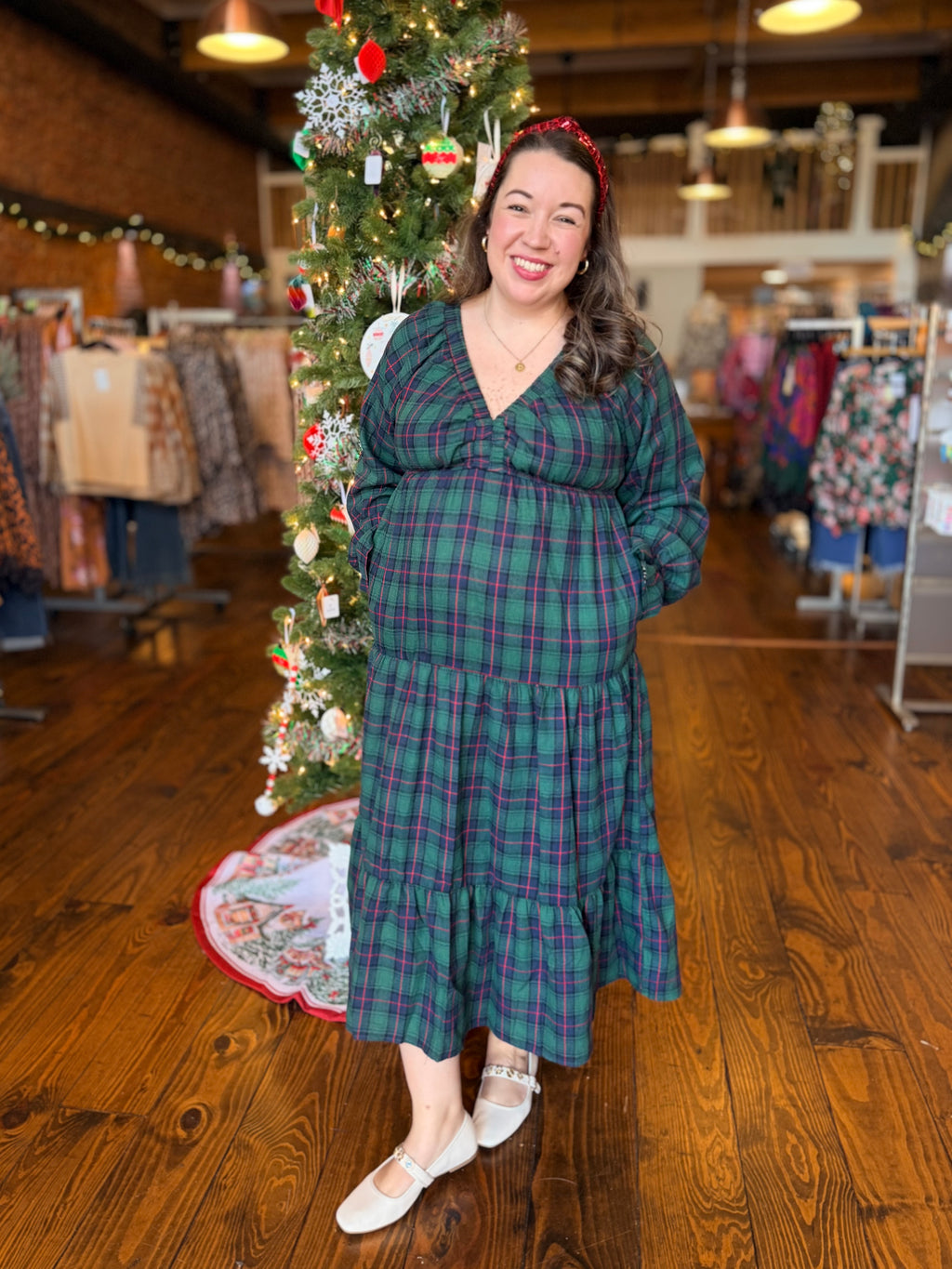 The Holly Jolly Plaid Dress