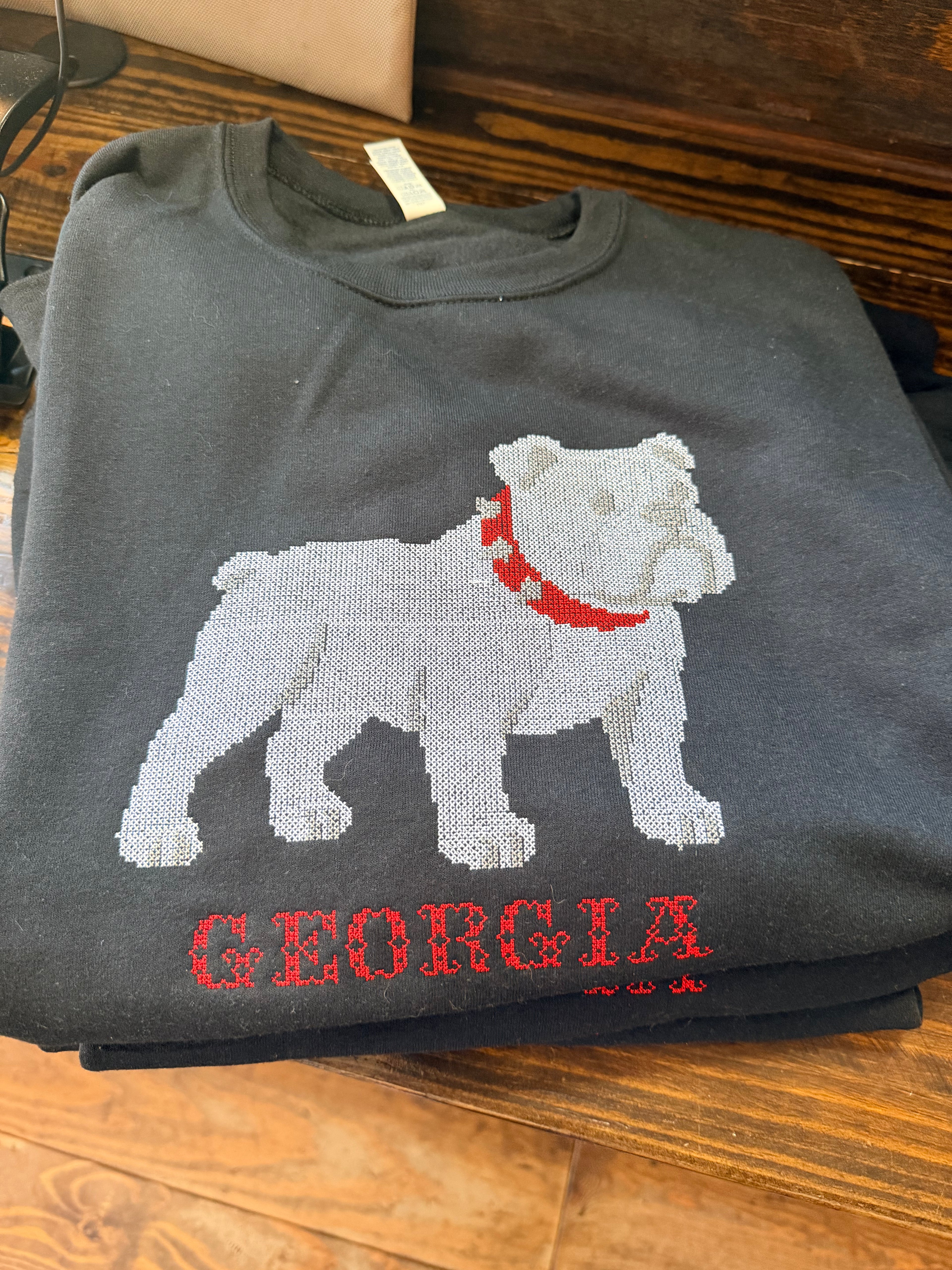 A Vintage Flair GA Bulldog Sweatshirt