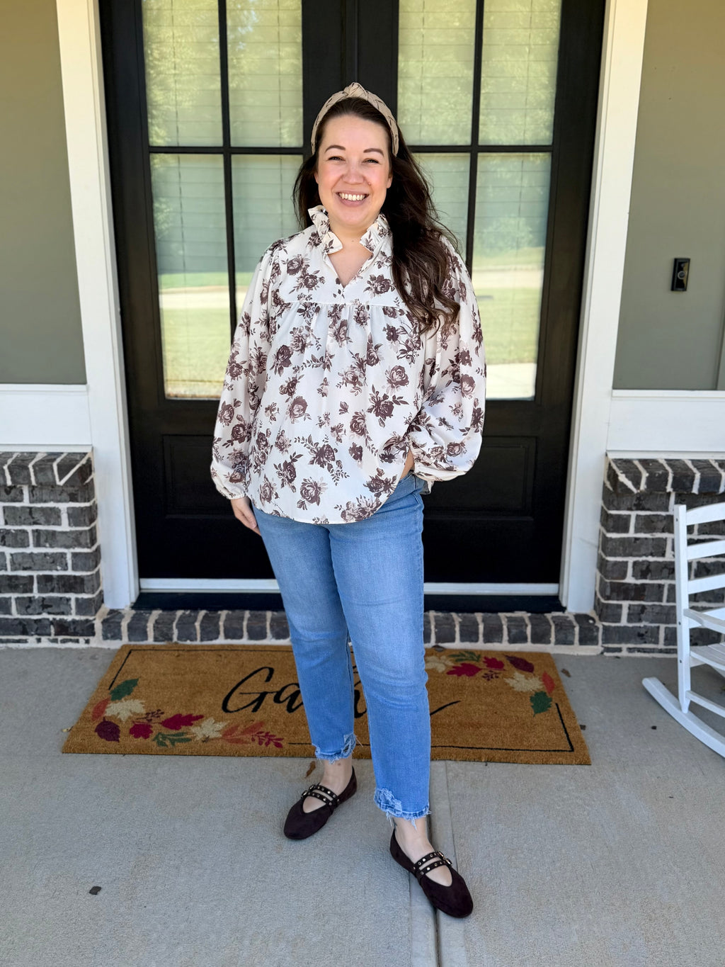 Sweet on You Floral Blouse