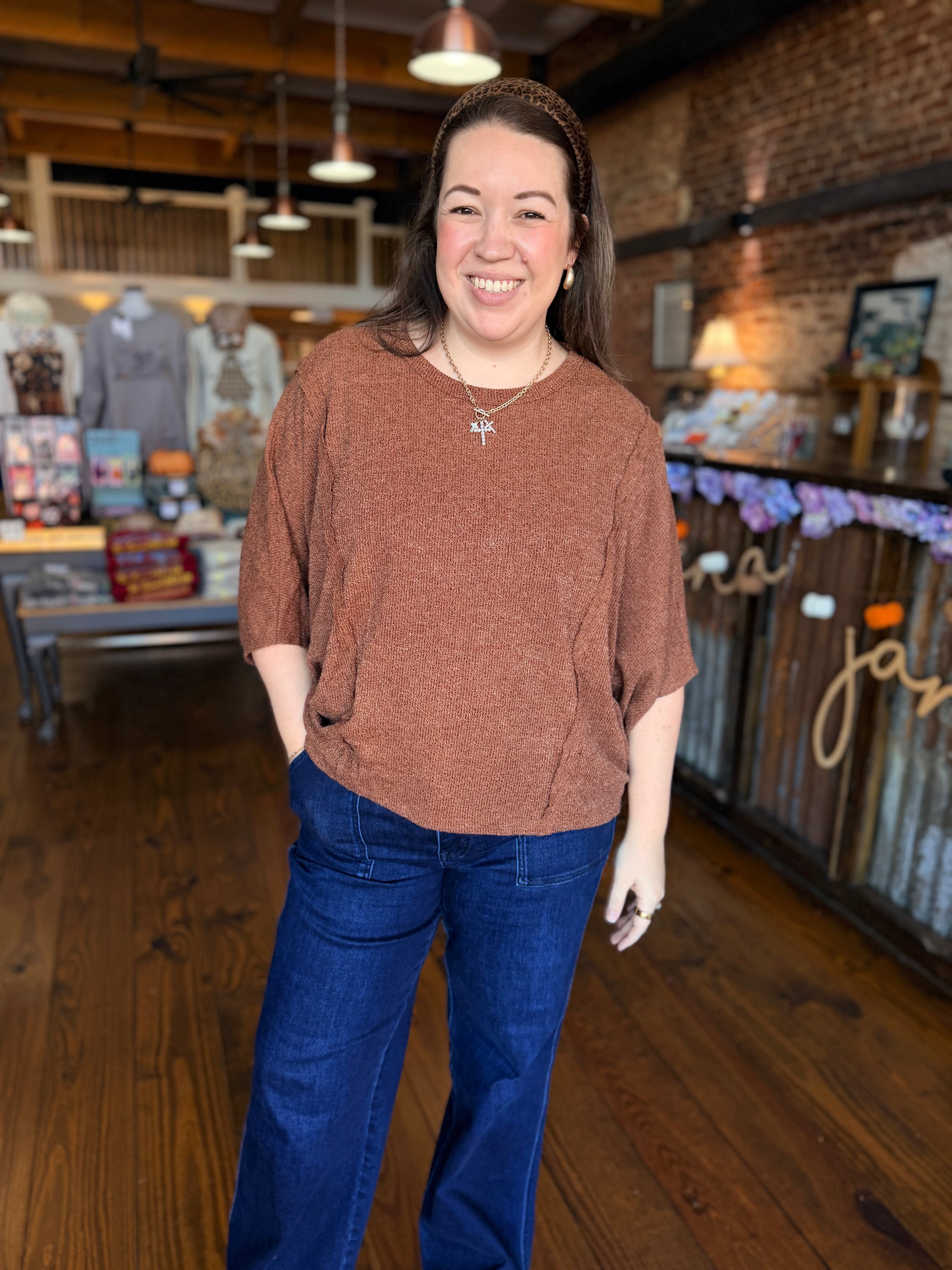 Easy Autumn Days Knit Top