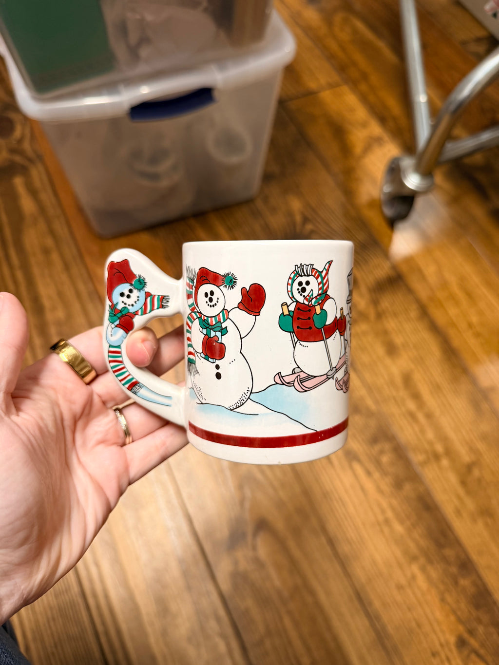 Christmas Snowman Ceramic Mug