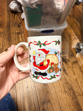 Vintage-Style Santa Claus Christmas Mug