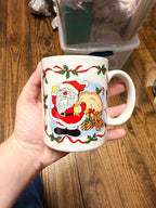 Vintage-Style Santa Claus Christmas Mug