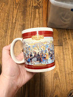 Currier & Ives Central Park Winter 1862 Christmas Mug
