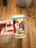 Vintage Dunoon Victorian Santa Christmas Mug