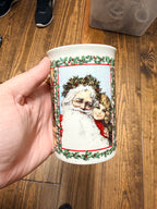 Vintage Dunoon Victorian Santa Christmas Mug