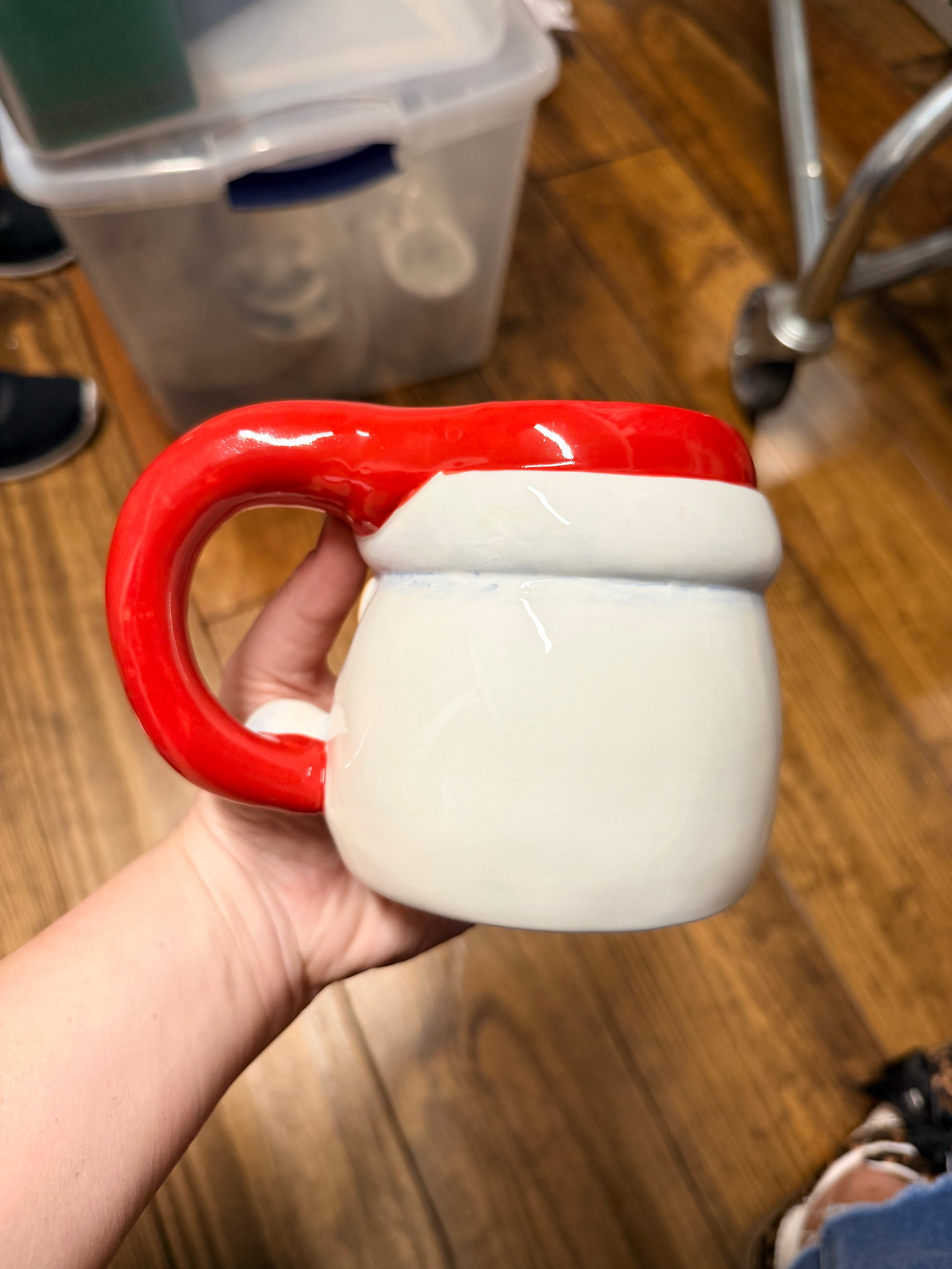Jolly Santa Ceramic Christmas Mug