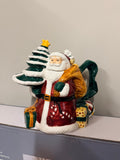 Santa's Christmas Delivery Ceramic Teapot