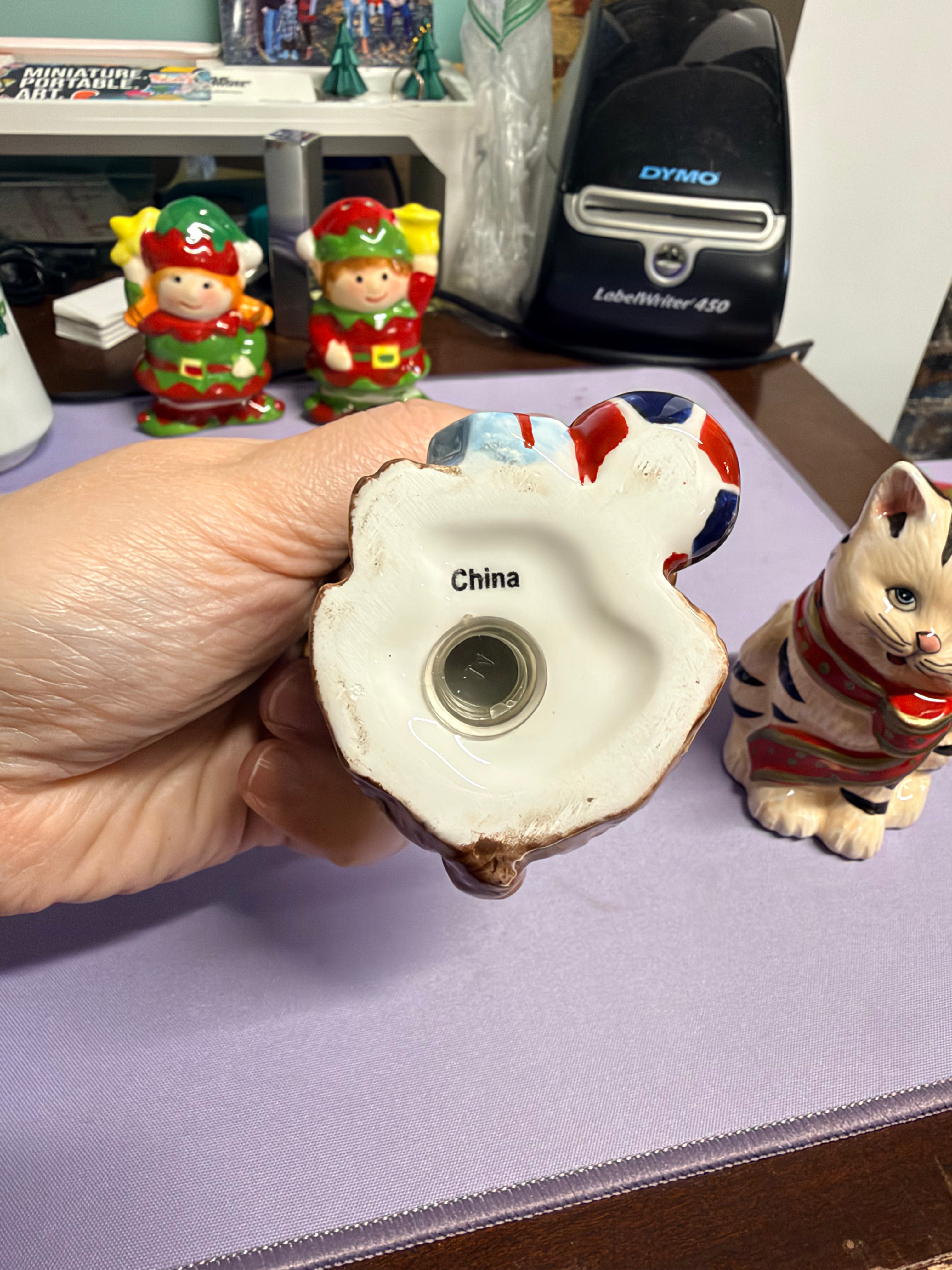 Christmas Puppy & Kitten Salt and Pepper Shakers