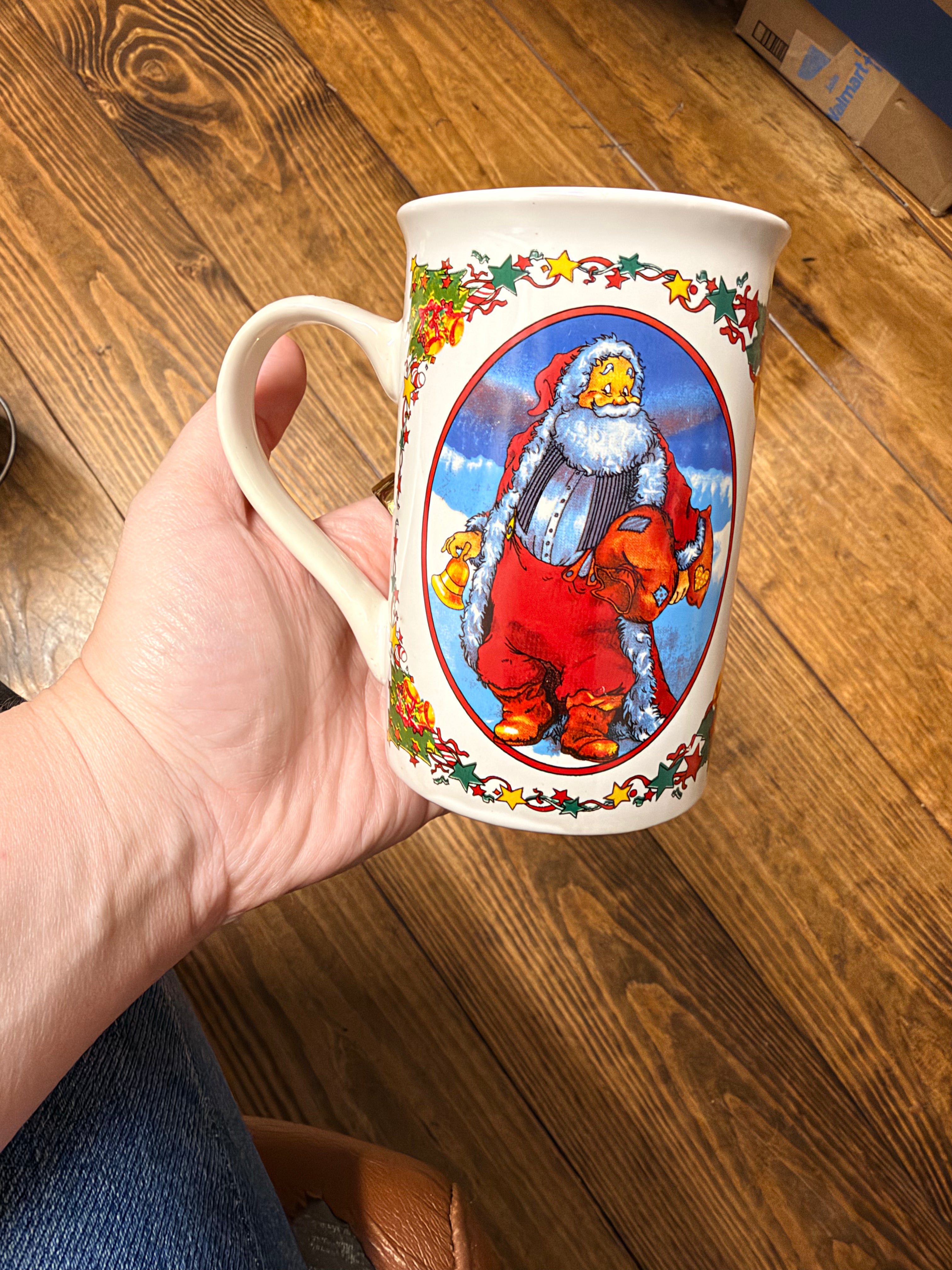 Nostalgic Santa Christmas Mug