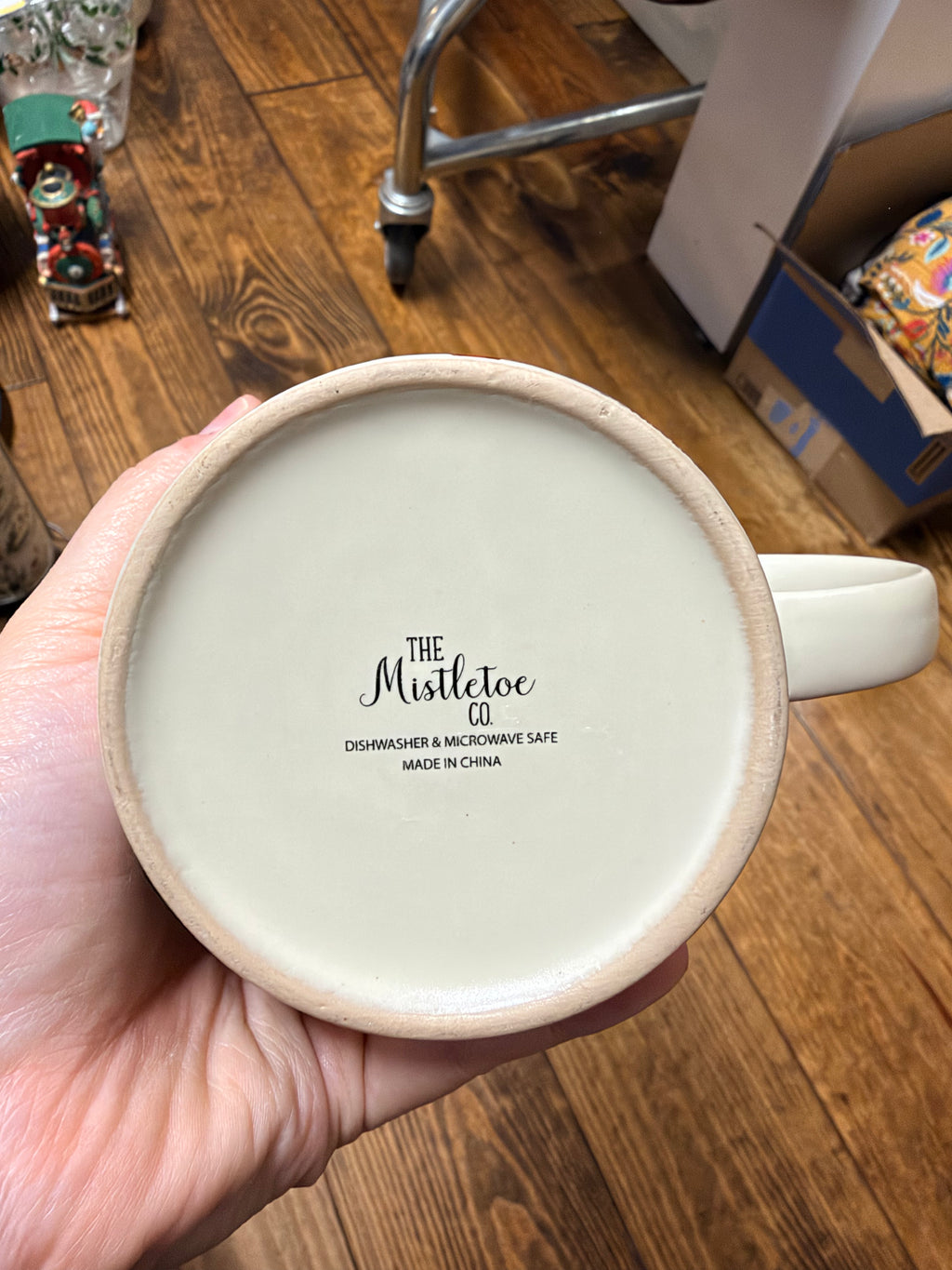 Oversized Santa Christmas Mug