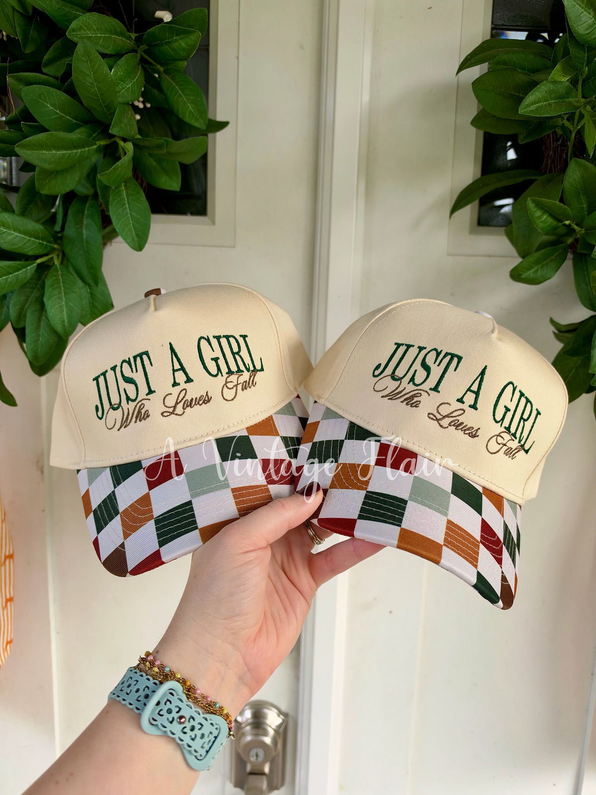 A Vintage Flair Just a Girl Hat