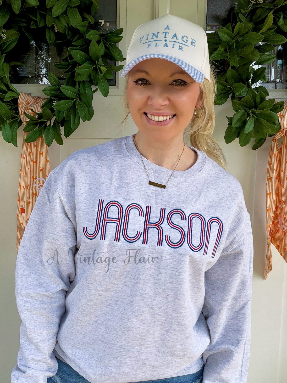 A Vintage Flair Jackson Retro Sweatshirt