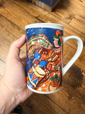 Vintage Illustrated Little Drummer Boy Christmas Mug