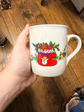 Vintage Stocking Christmas Mug