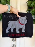 A Vintage Flair GA Bulldog Sweatshirt