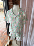 Ribbons & Roses Bamboo Pajamas Set - Adult