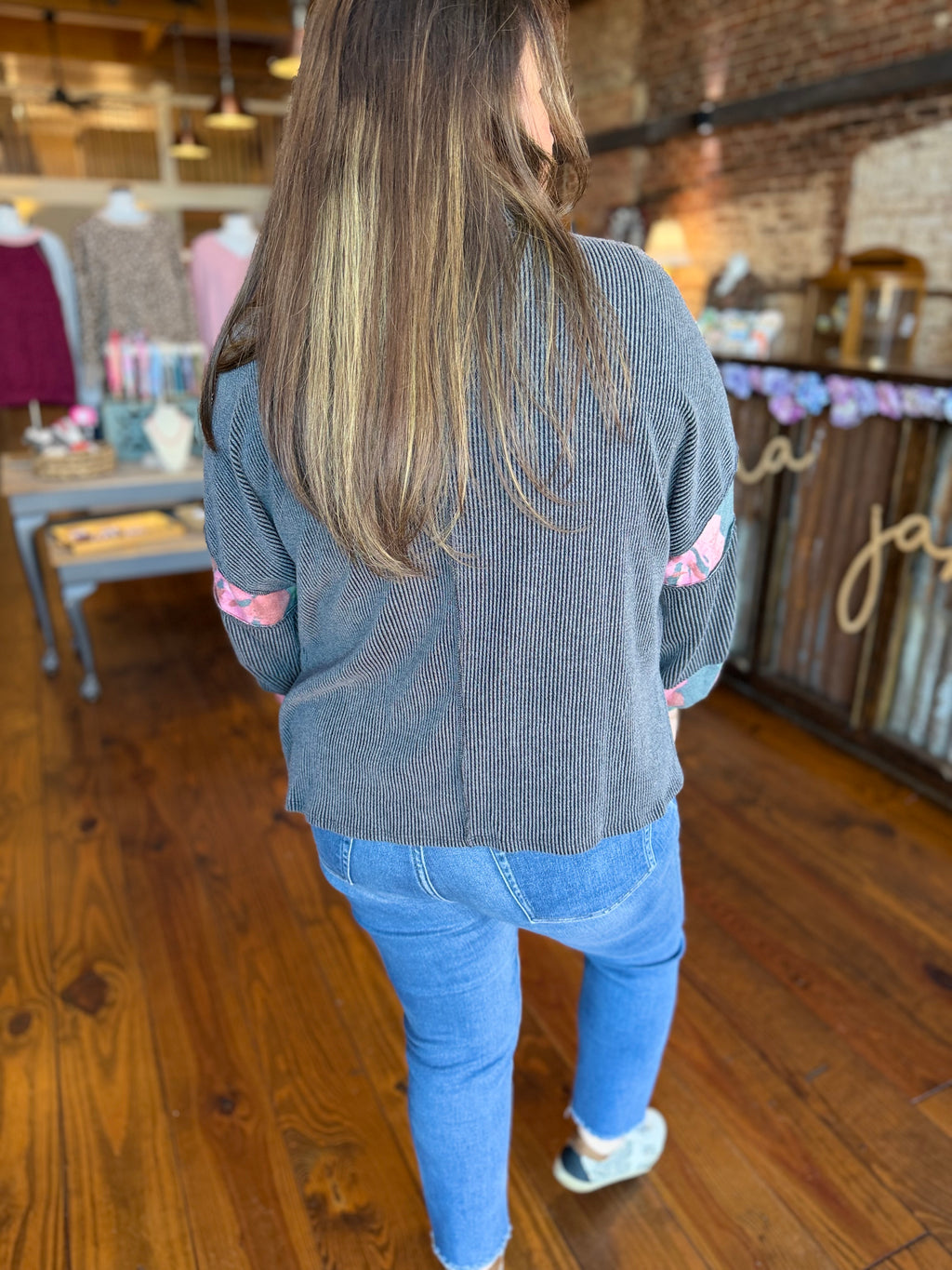 The Weekend Bloom Colorblock Top