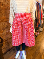 Checkered Waist Apron