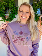 A Vintage Flair Grandma Hobbies Sweatshirt