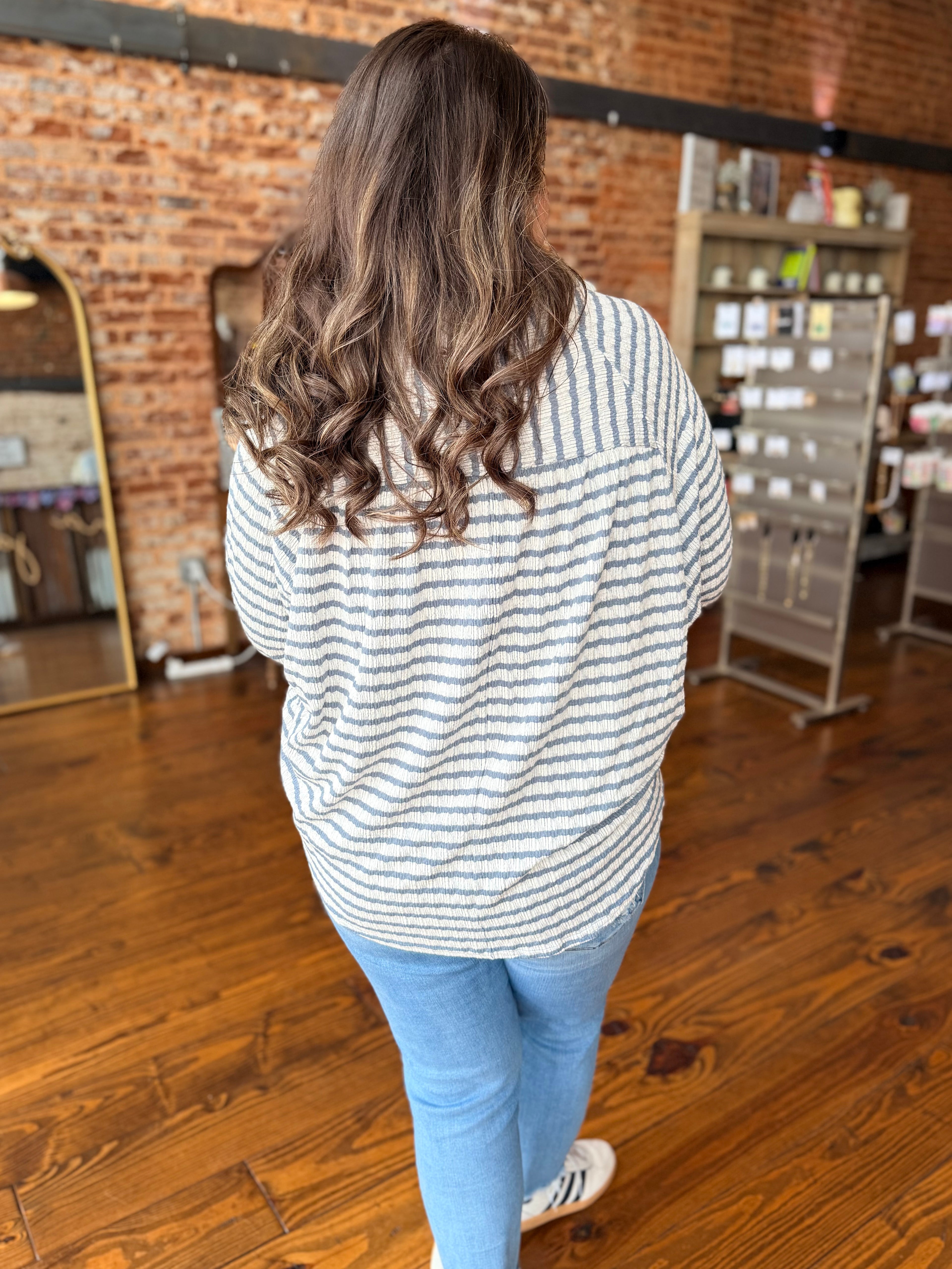 The Weekend Stripe Henley