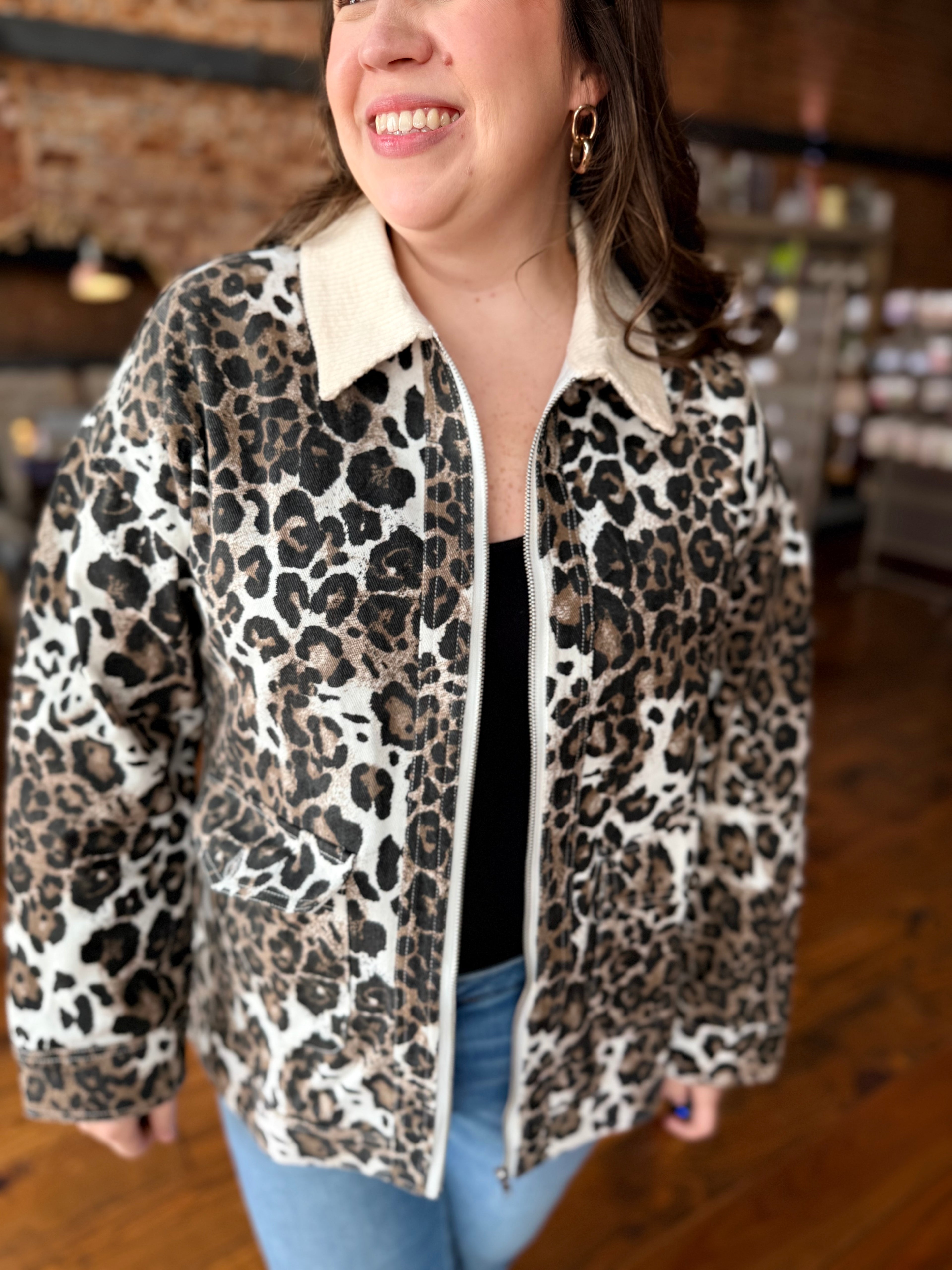 The Wild Card Leopard Jacket