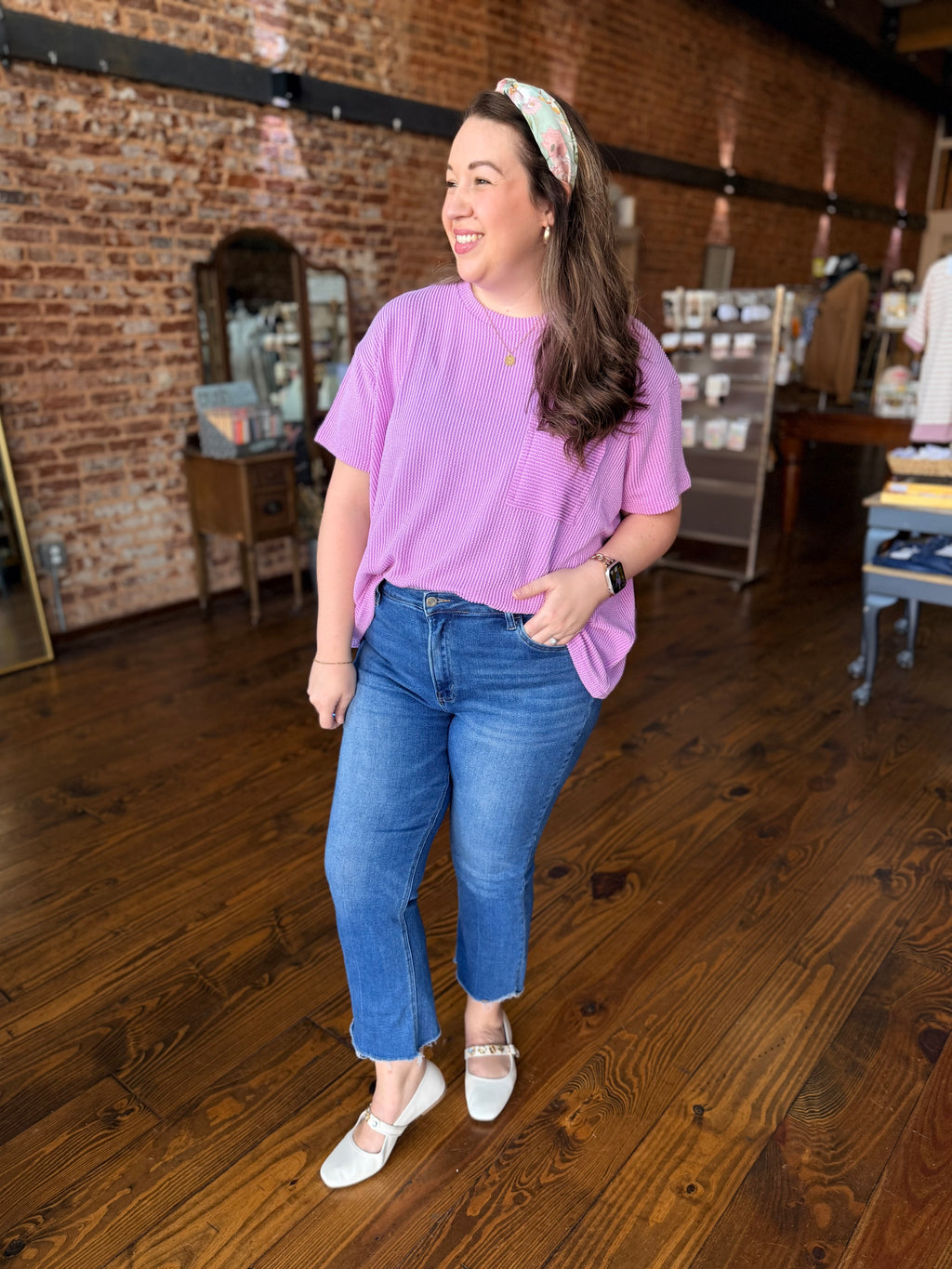 The Violet Breeze Top